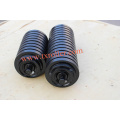 snub roller Impact Roller Rubber lagging idler for belt conveyor transport line